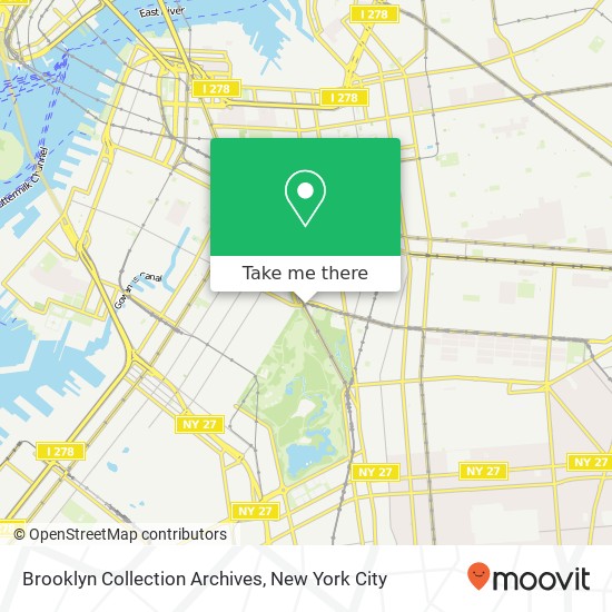 Mapa de Brooklyn Collection Archives