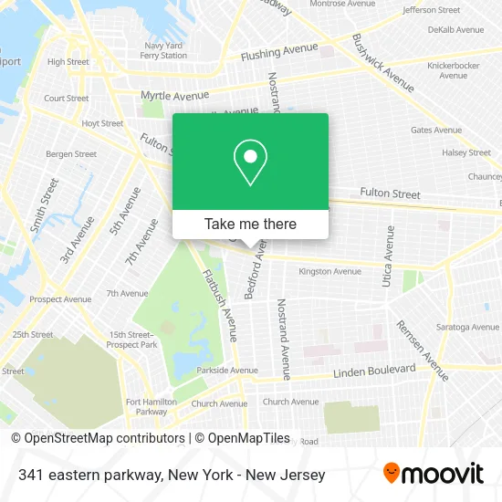 341 eastern parkway map