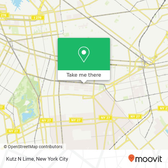 Kutz N Lime map