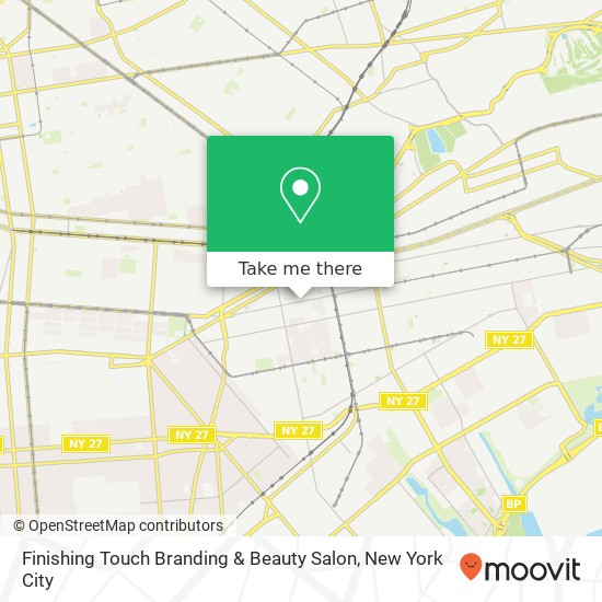 Mapa de Finishing Touch Branding & Beauty Salon