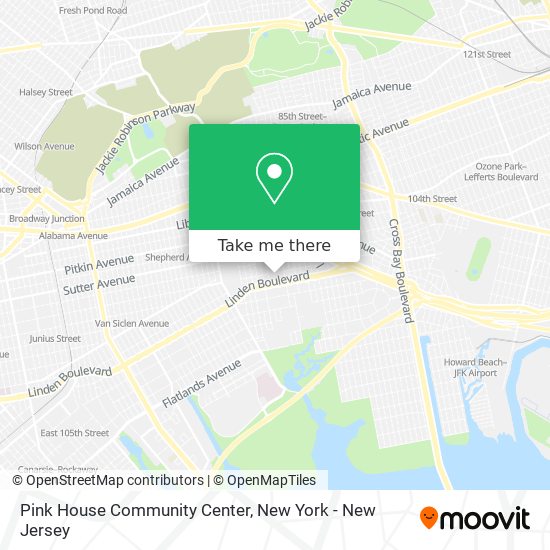 Pink House Community Center map