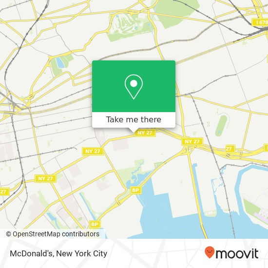 McDonald's map