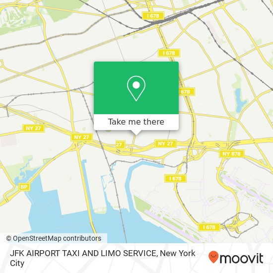 JFK AIRPORT TAXI AND LIMO SERVICE map