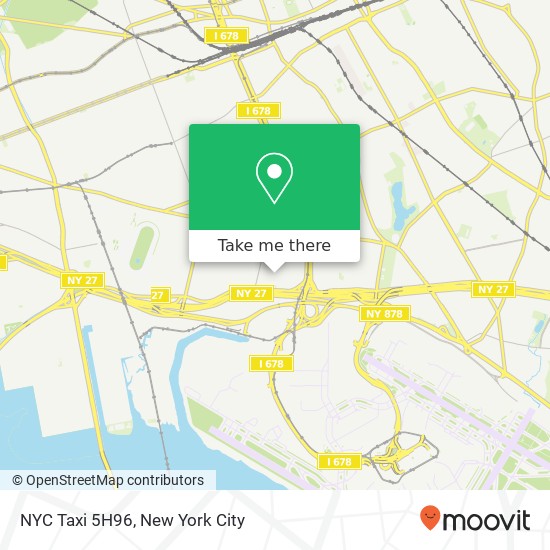 NYC Taxi 5H96 map