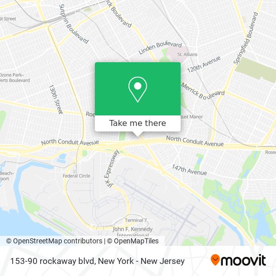 Mapa de 153-90 rockaway blvd