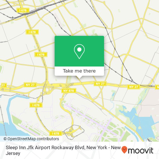 Mapa de Sleep Inn Jfk Airport Rockaway Blvd