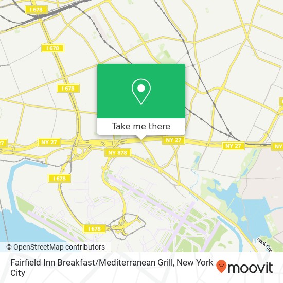 Fairfield Inn Breakfast / Mediterranean Grill map