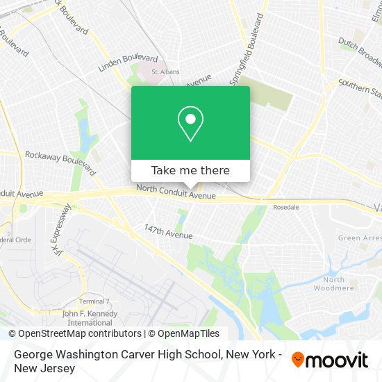 Mapa de George Washington Carver High School