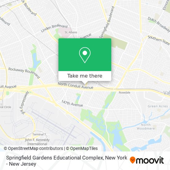 Mapa de Springfield Gardens Educational Complex