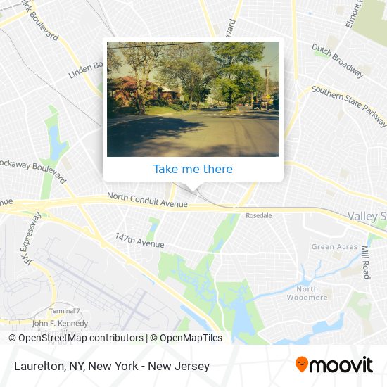 Laurelton, NY map