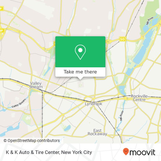 K & K Auto & Tire Center map