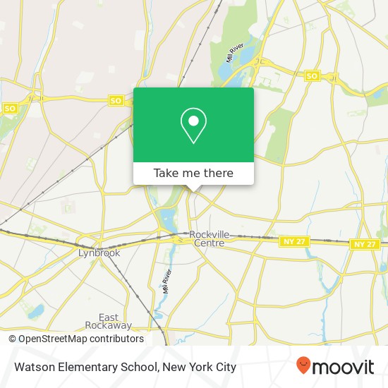 Mapa de Watson Elementary School