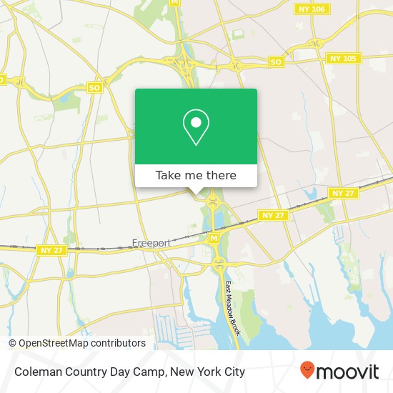 Coleman Country Day Camp map