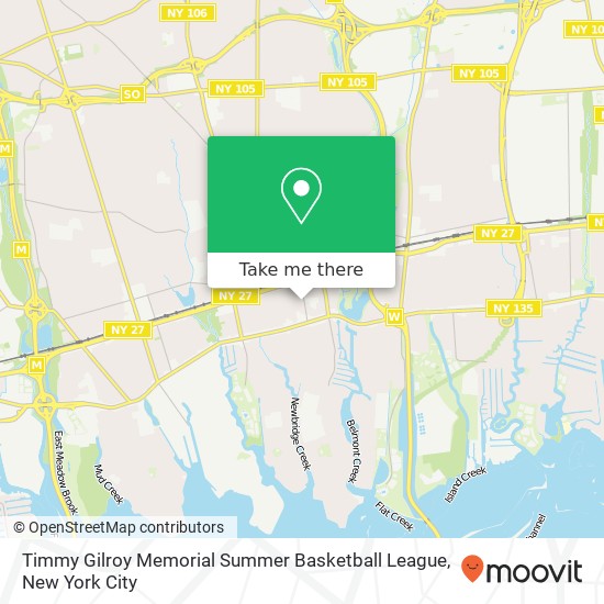 Mapa de Timmy Gilroy Memorial Summer Basketball League