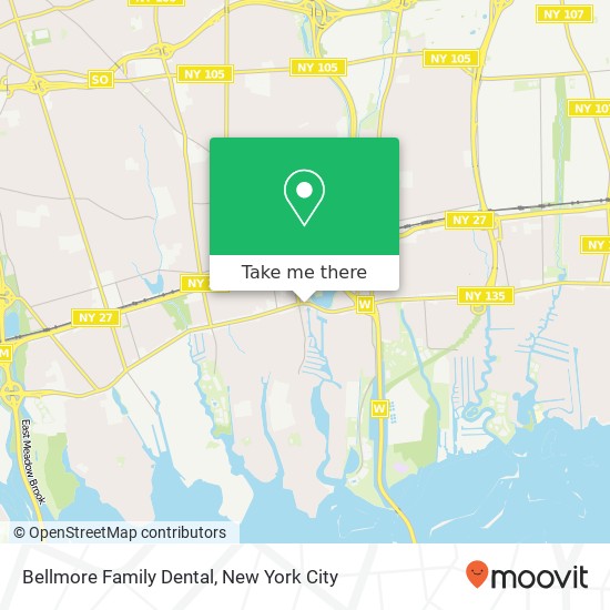 Mapa de Bellmore Family Dental