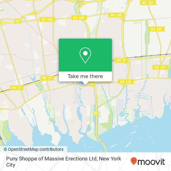 Puny Shoppe of Massive Erections Ltd map