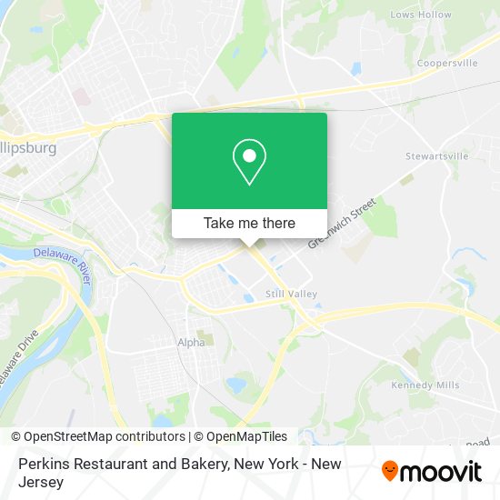 Perkins Restaurant and Bakery map