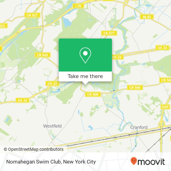 Nomahegan Swim Club map