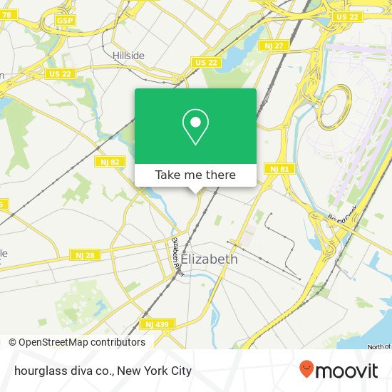 hourglass diva co. map