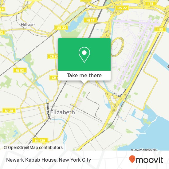 Newark Kabab House map