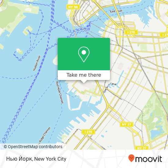 Нью Йорк map