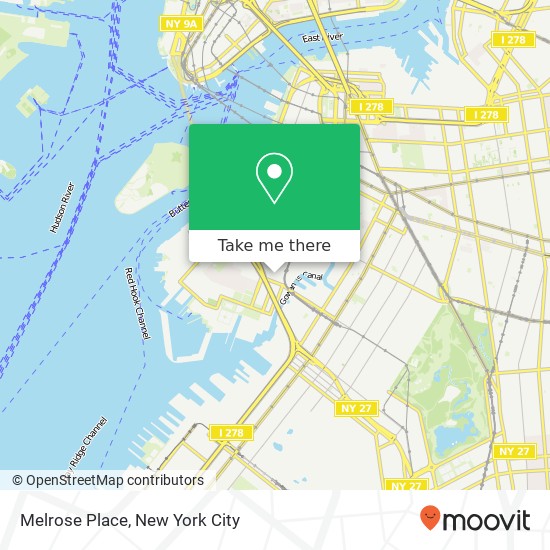 Mapa de Melrose Place
