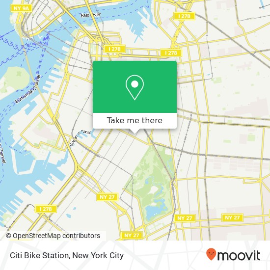 Mapa de Citi Bike Station