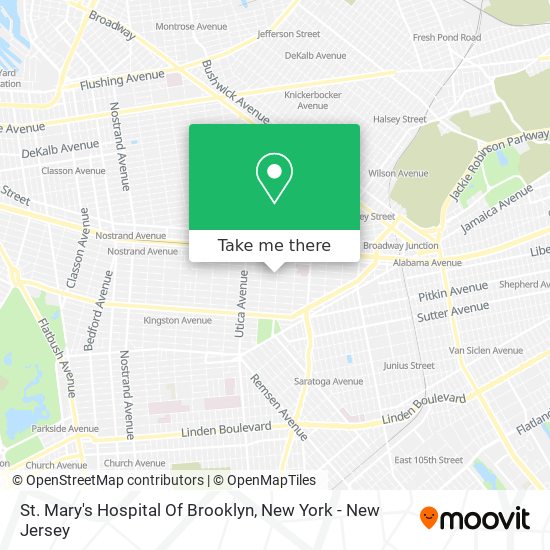 Mapa de St. Mary's Hospital Of Brooklyn