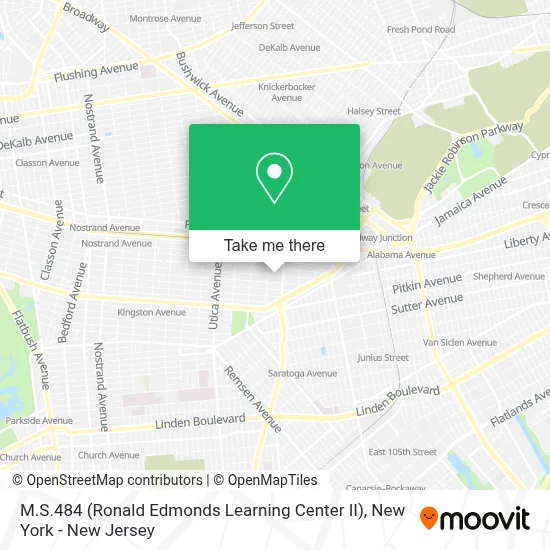 M.S.484 (Ronald Edmonds Learning Center II) map