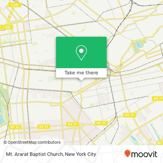 Mapa de Mt. Ararat Baptist Church