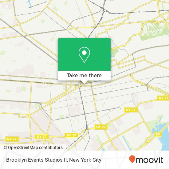 Brooklyn Events Studios II map