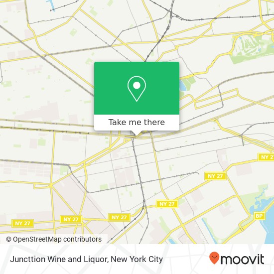 Juncttion Wine and Liquor map