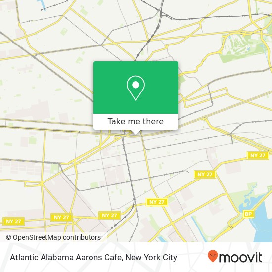 Atlantic Alabama Aarons Cafe map