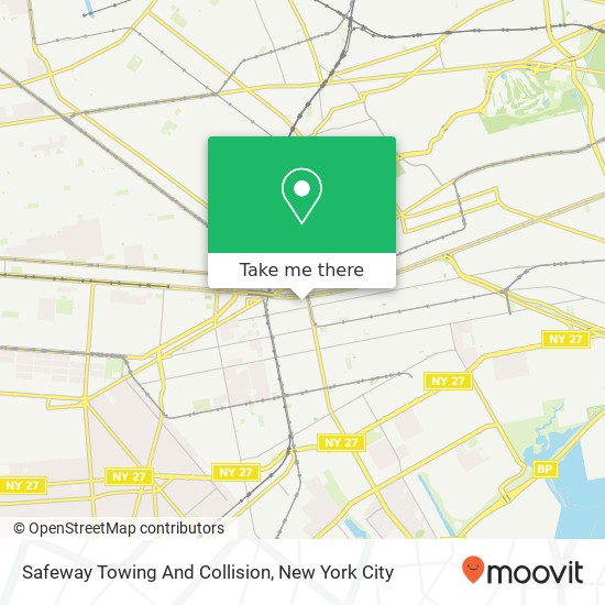 Safeway Towing And Collision map