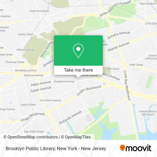 Brooklyn Public Library map