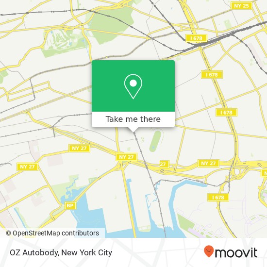 OZ Autobody map