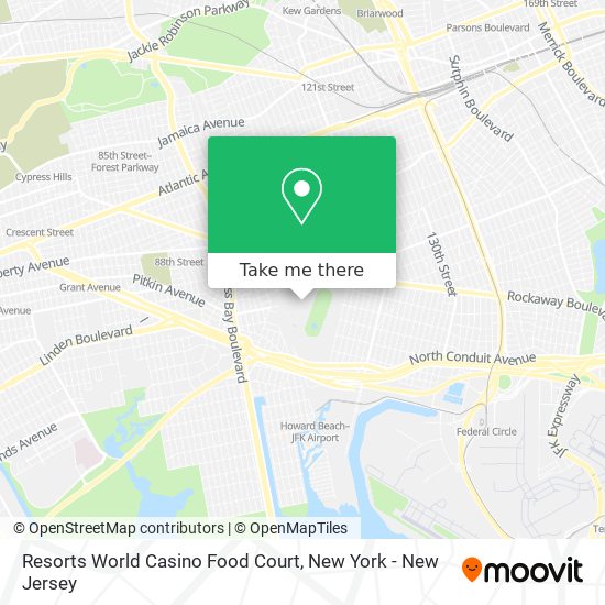 Mapa de Resorts World Casino Food Court