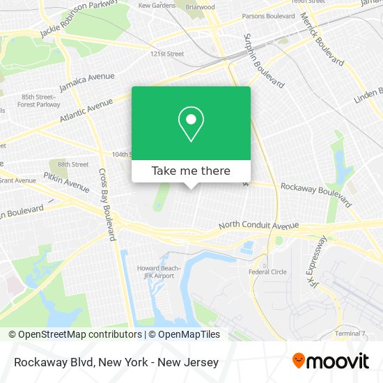 Mapa de Rockaway Blvd