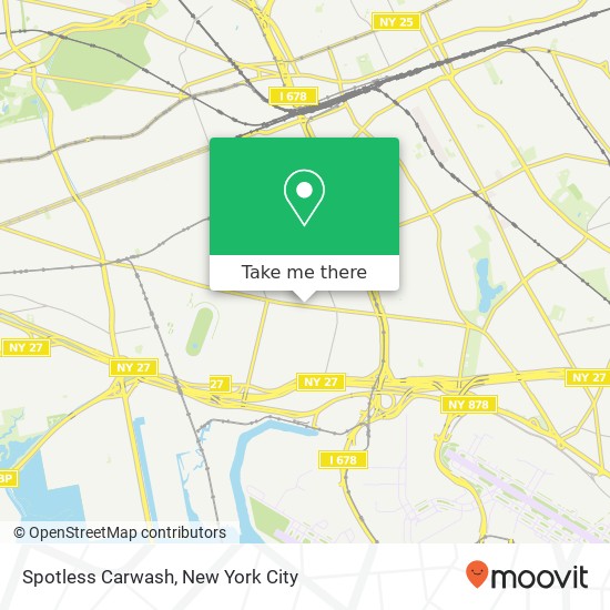 Mapa de Spotless Carwash