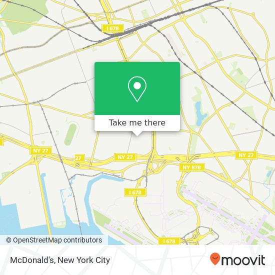 McDonald's map