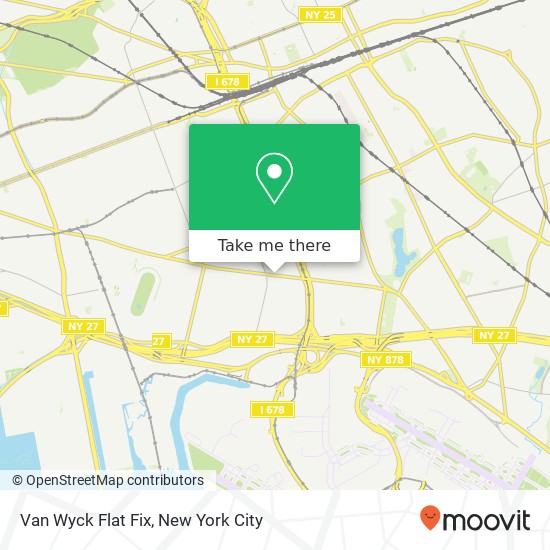 Van Wyck Flat Fix map