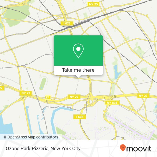 Ozone Park Pizzeria map