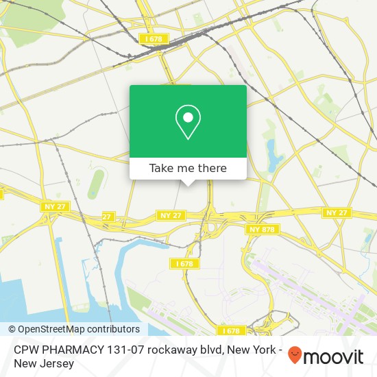 Mapa de CPW PHARMACY 131-07 rockaway blvd