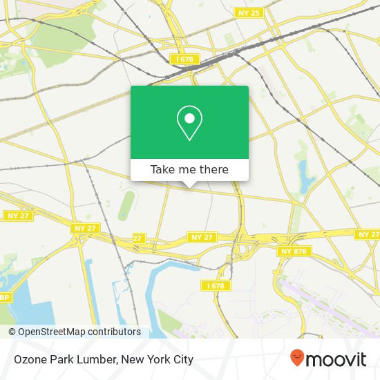 Mapa de Ozone Park Lumber