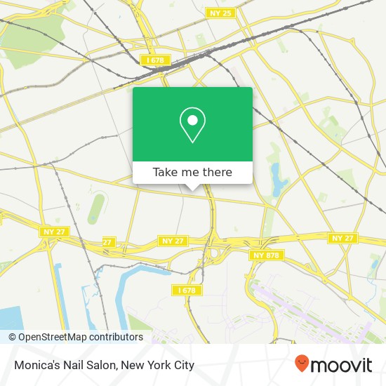 Monica's Nail Salon map