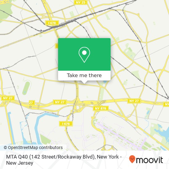 MTA Q40 (142 Street / Rockaway Blvd) map