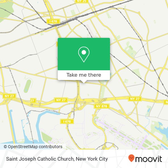 Saint Joseph Catholic Church map