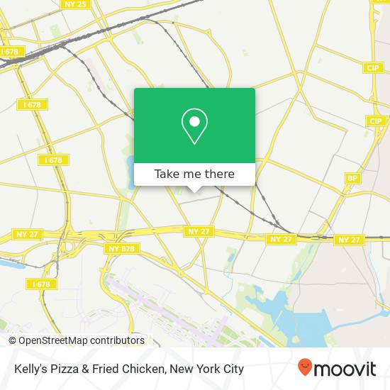 Mapa de Kelly's Pizza & Fried Chicken