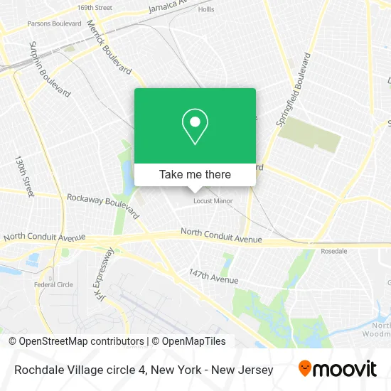 Rochdale Village circle 4 map