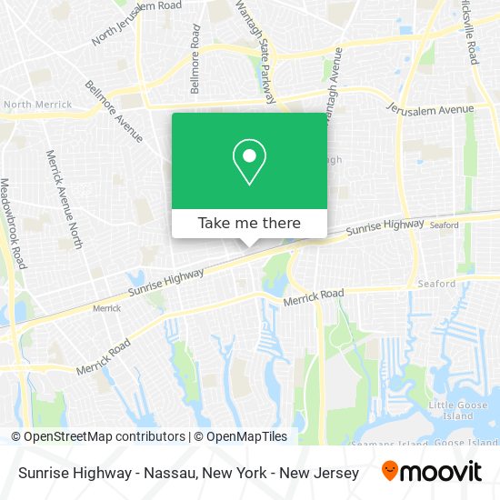 Mapa de Sunrise Highway - Nassau